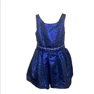 New* Pretty all blue dress!,  Size: 5 little girl!